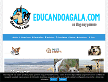 Tablet Screenshot of educandoagala.com